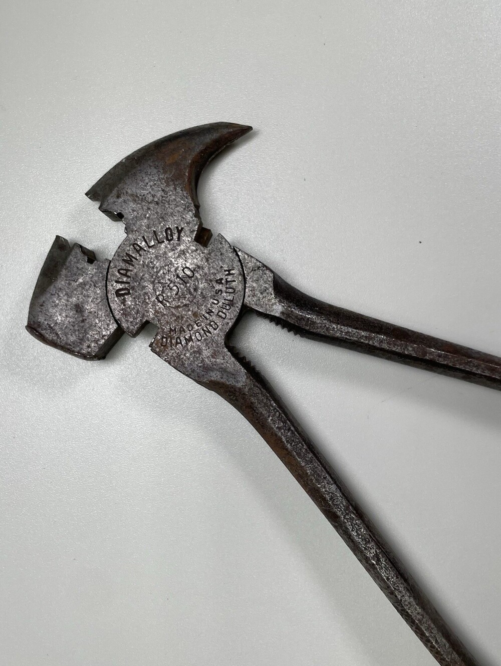 Vtg. Diamalloy  Model #R510 Fence Wire Puller, Cutter, Hammer Multi-Tool